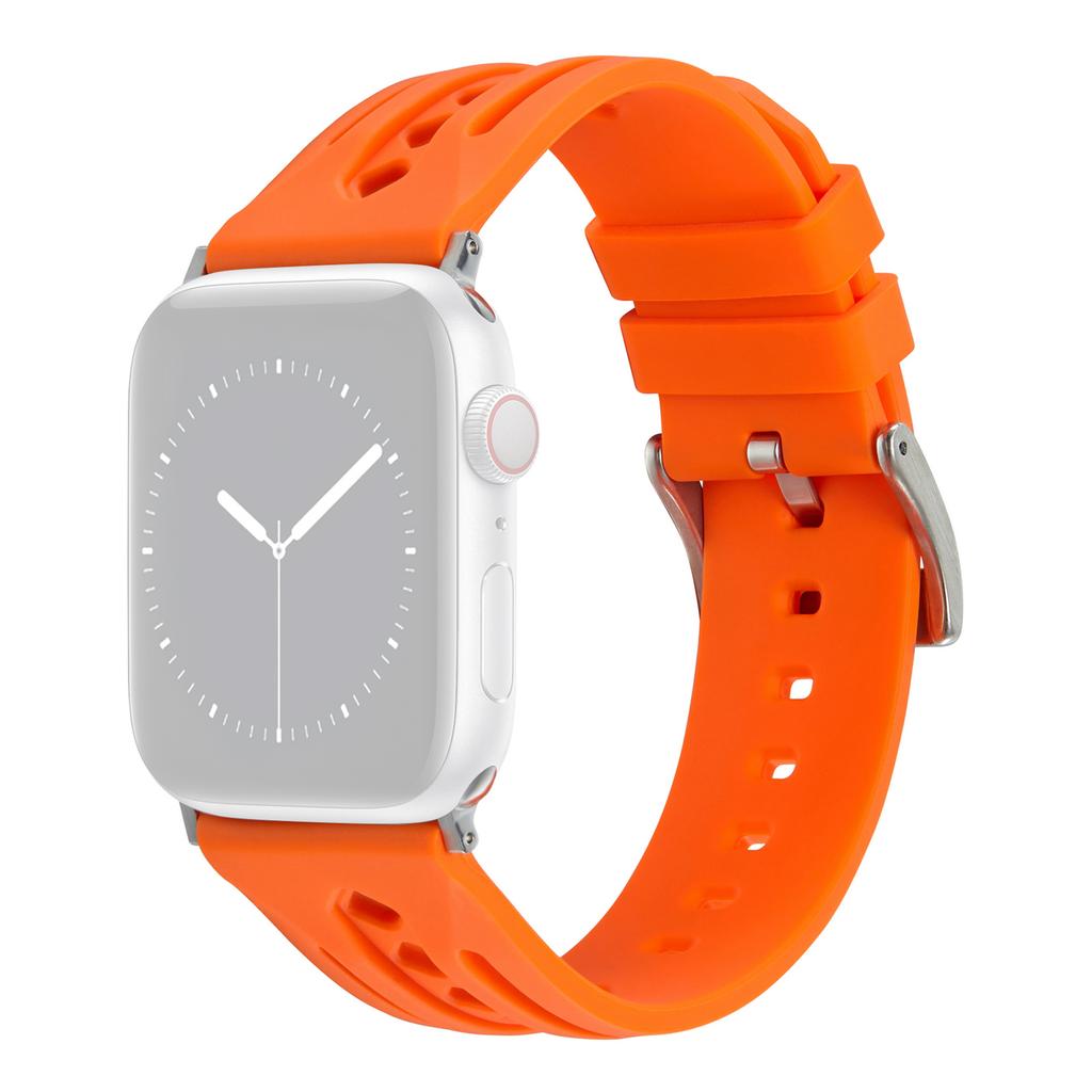 Watch Strap For Apple Watch Series 10 42mm/9 8 7 41mm/SE (2023) SE (2022) SE 6 5 4 40mm/3 2 1 38mm Hollow Silicone Band
