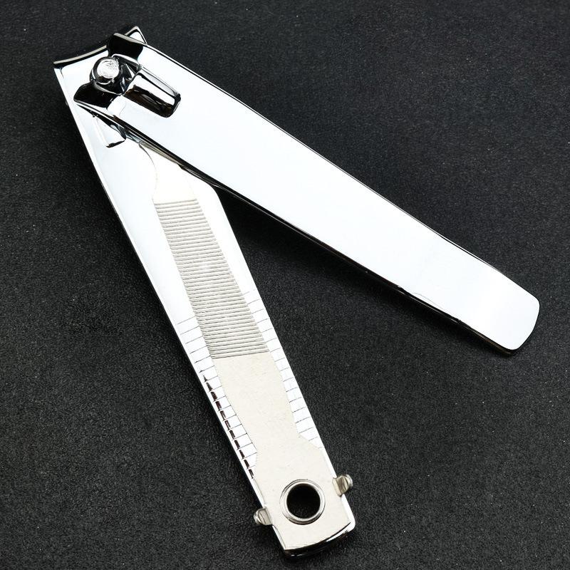 Набор щипчиков для ногтей с гальваническим покрытием Spot Silver: В комплект входят маникюрные щипцы, пилка и нож — размер 211