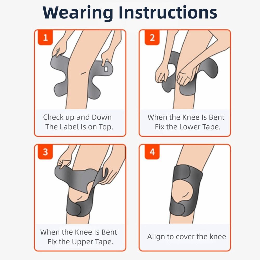Side Stabilizers Knee Brace Breathable Knee Support Pads Comfortable Elastic Knee Wrap Knee Care