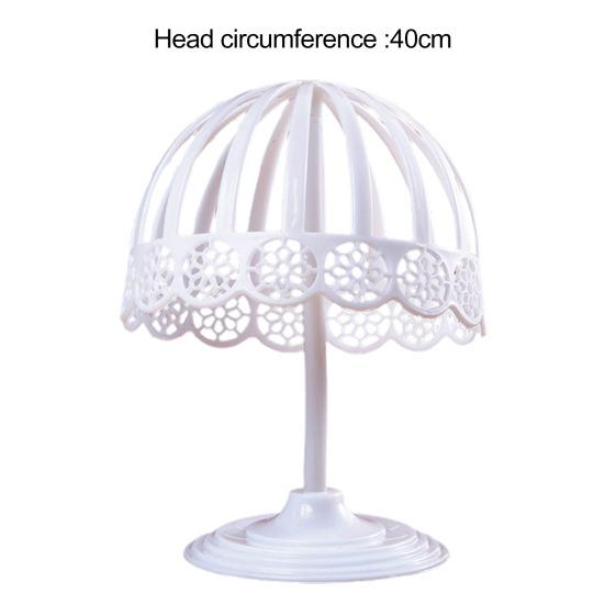 Hat Rack Stand for Hats Wigs Exhibition Multiple Sizes with Lace Edge Bucket Hat Fisherman Hat Display Holder Hat Organizer for Home Stores