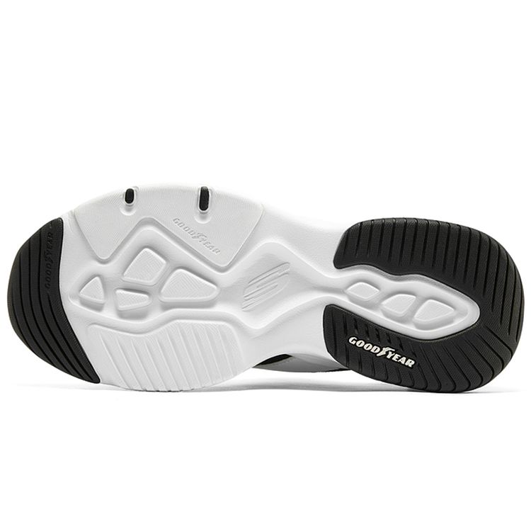 Skechers DLites 4.0 Ткань Синтетическая кожа Низкие папины кроссовки Женские кроссовки Черный Белый 149492-BKW