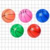 Sports Inflatable Small Basketball Toy Matches Training Elastic Balls Hot Small Patting Ball  Kids