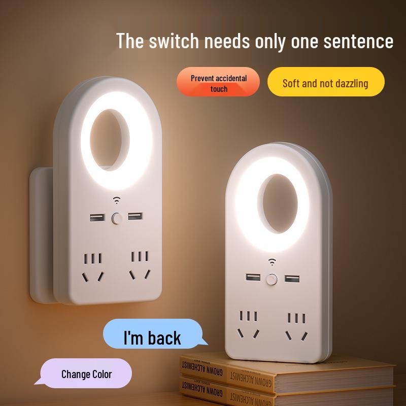 Smart Voice-Controlled Night Light for Bedroom and Nursery