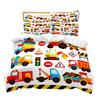 Cartoon Car Bedding Set Cute Cartoon Duvet Cover Set 3d Bedding Fashion Design Bed Set Children Queen Duvet Cover Bedding Sets
