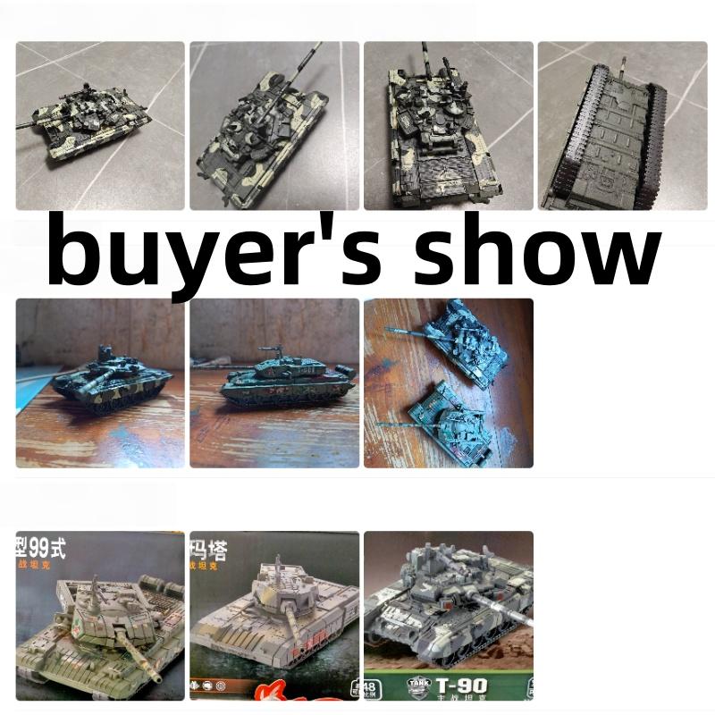 1:72 Creative Military Series Germany Leopard 2 Main Battle Tank Model Building Blocks DIY Assembled Toys For Boys Xmas Gifts