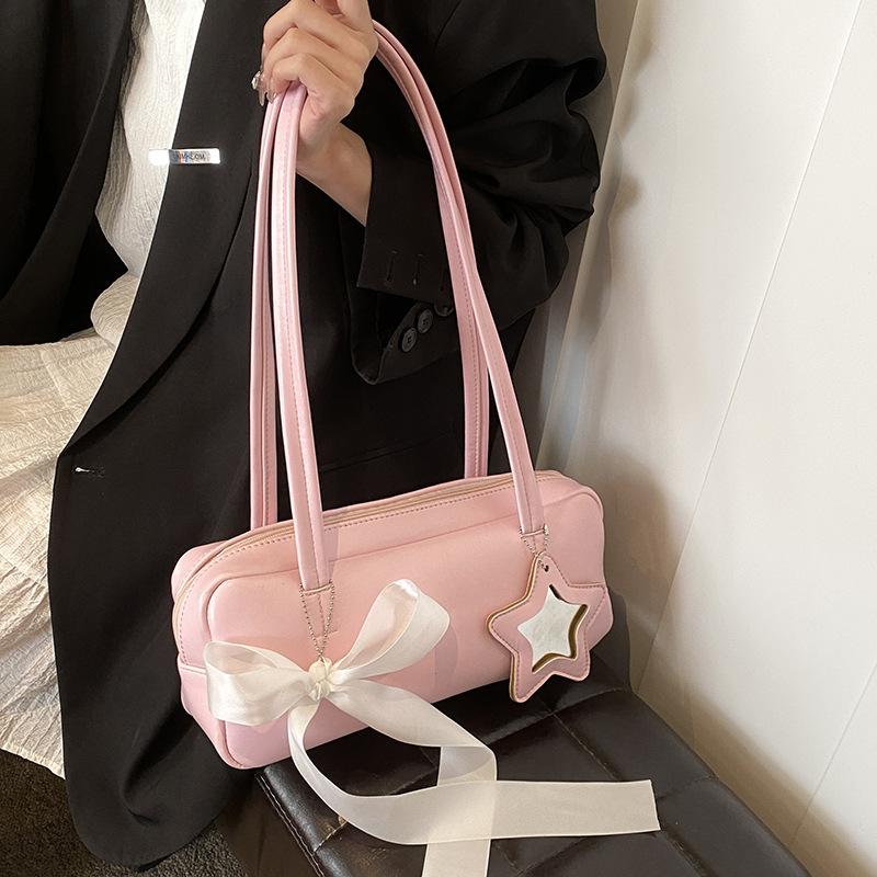 Сумка-подмышка Tooxika Bowknot для женщин, новый стиль, модная универсальная сумка-багет из искусственной кожи большой вместимости