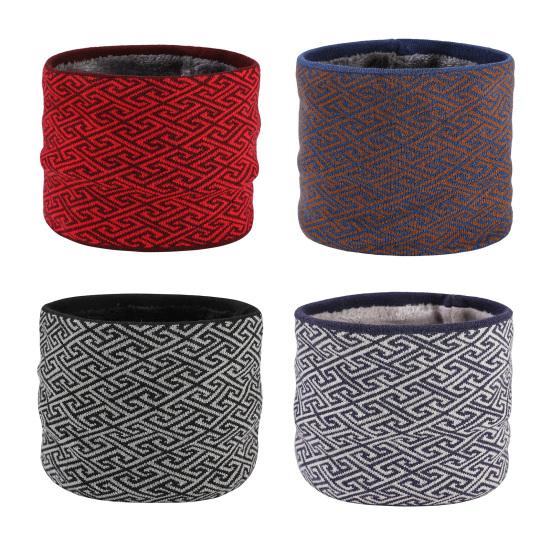 Winter Neck Warmer Women Men Thickened Fleece Lining Scarf Thick Windproof Ski Neck Gaiter