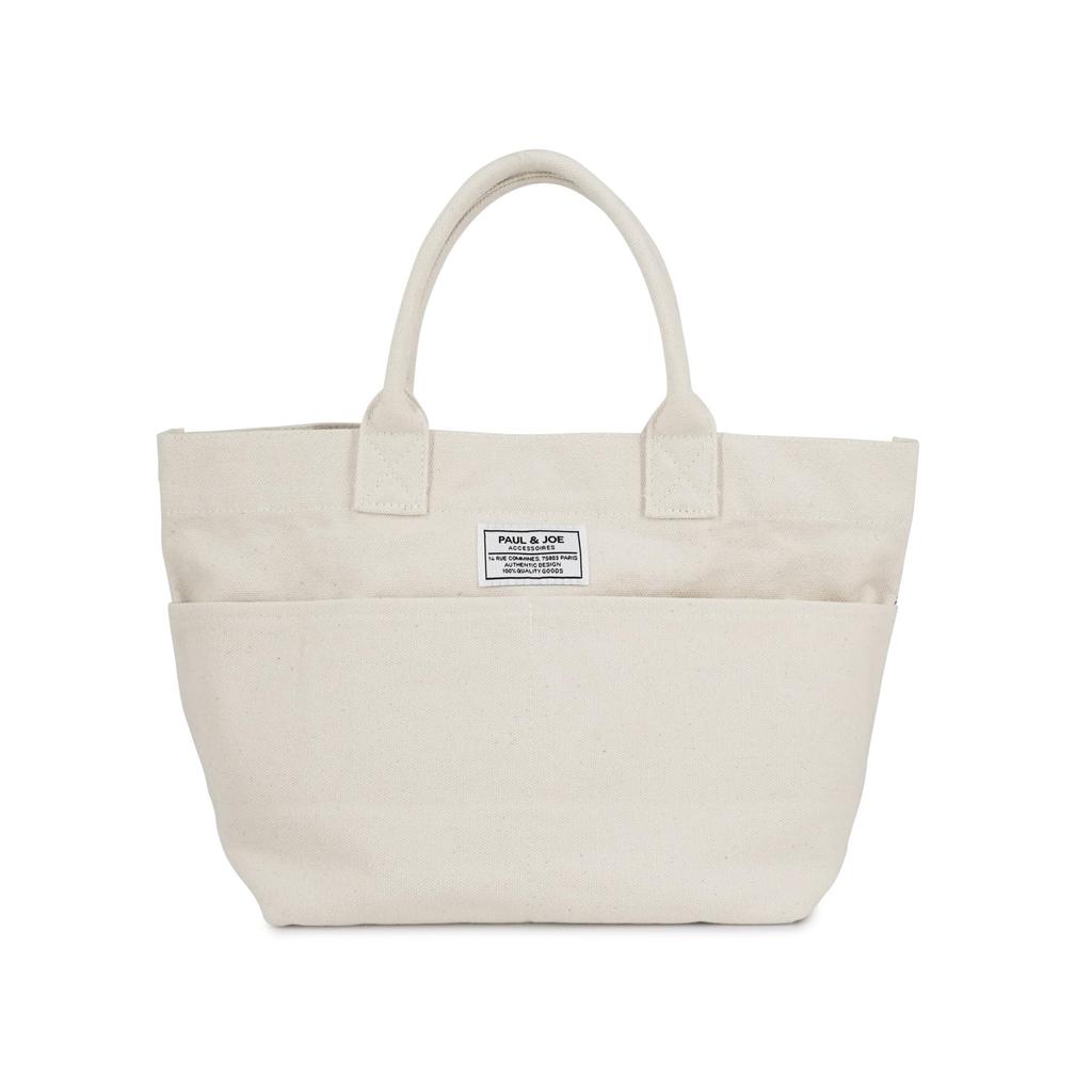 АКСЕССУАРЫ Мини-тоут из парусины Медальон Слоновая кость БЕСПЛАТНО [Paul & Joe] [Paul & Joe] PJA-B1192 PJA-B1192