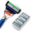 4pcs Razor Blade For Men Shaving Blades Safety Blades Cassette Shaver Suit For Gillettee Fusione