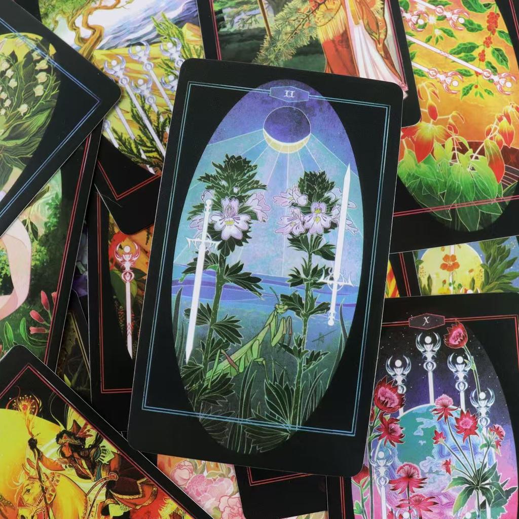 The Children of Ostara Tarot Deck 78 Pcs Tarot Cards Based On RWS Lavishly Illustrated 10.3*6cm