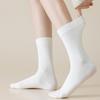 Женские носки из чистого хлопка, осенне-зимние, бесшовные, женские махровые носки, повседневные хлопковые носки, универсальные женские носки, послеродовые носки