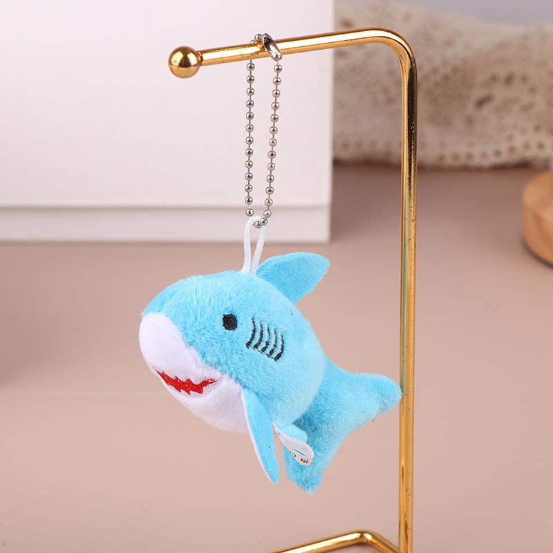 Милая акула плюшевая кукла игрушки брелок кулон мультфильм океан животное маленькая акула мягкий брелок рюкзак подвески сумка декор подарок