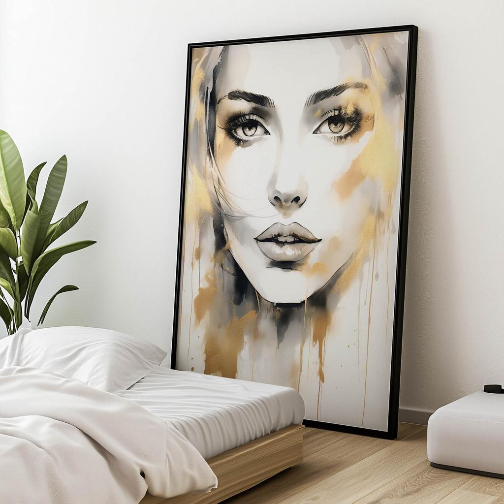 Portret Tajemnicy Portret Tajemnicy, 70X100 Cm, Bez Ramy, Płótno Premium Na Blejtramie