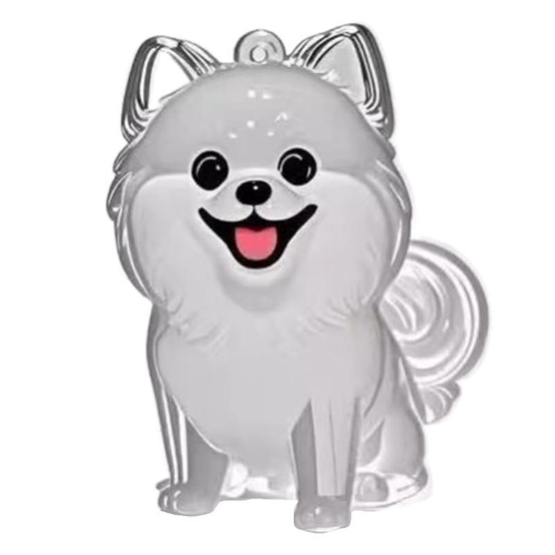 Clear Puppy Hair Memorial Keepsake Capsule Pet'S Dog Fur Container Diy Pendant Keychain Decor Pet Lovers Home Display Gifts