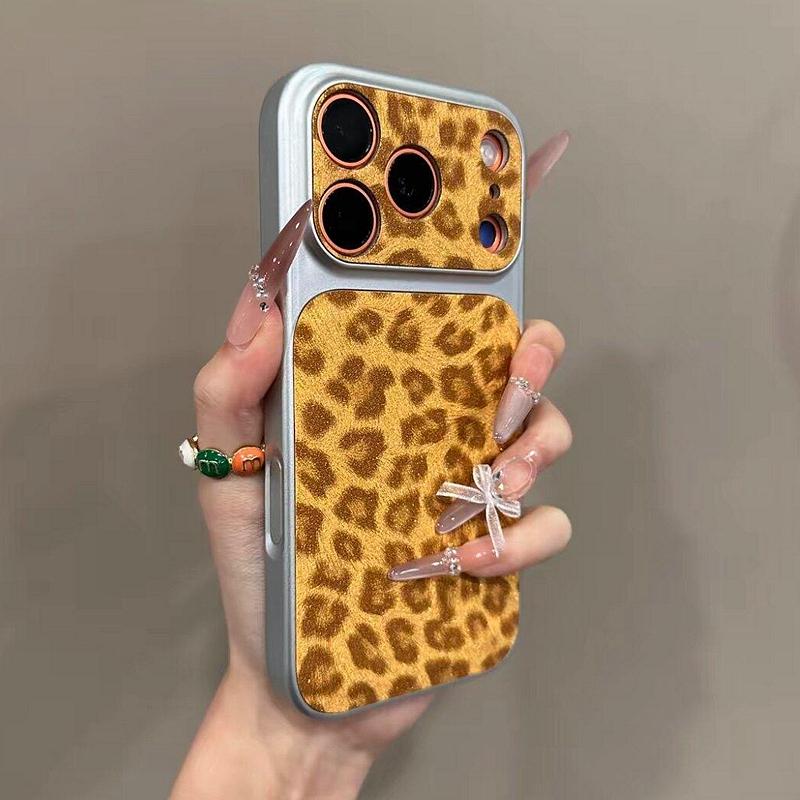 Luxury Seconds Change 17 Leopard Print Phone Case For iPhone 11 12 13 14 15 16 17 Pro Max AIr Shockproof Bumber Cases Cover