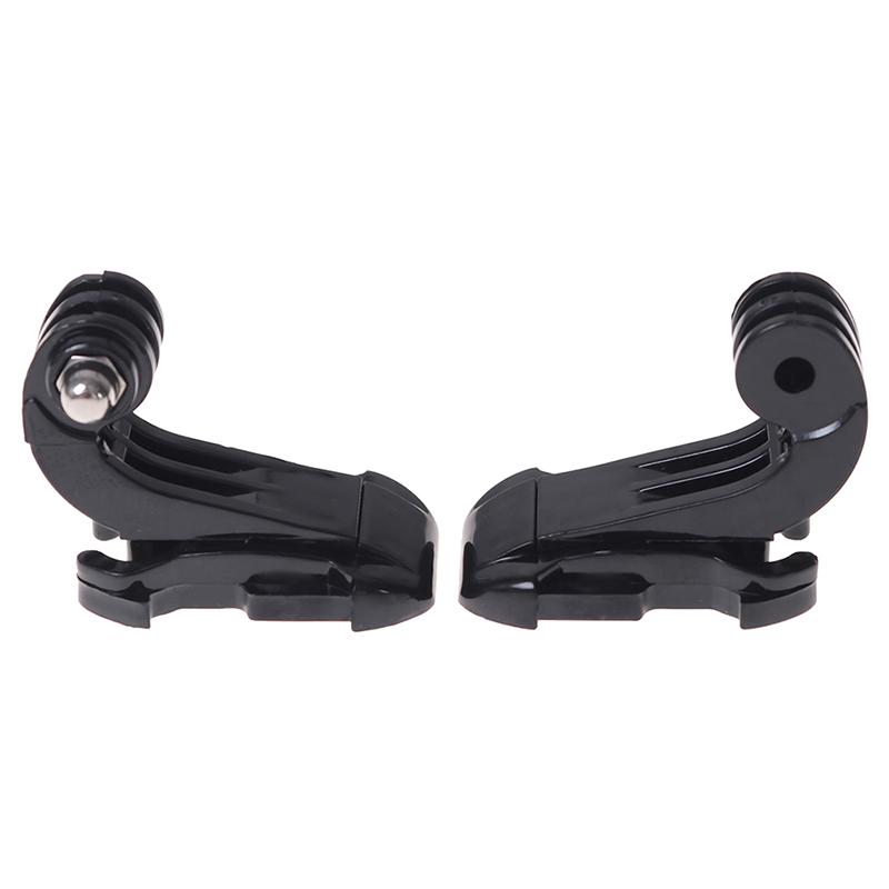 2 Pcs J-Hook Buckle Surface Mount Accessories Action Camera Helmet Fixed Base