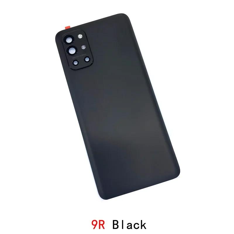 Для Oneplus 9 9Pro 1 9R 9R Nord 5G Задняя крышка корпуса аккумулятора Задний чехол Замена с объективом камеры