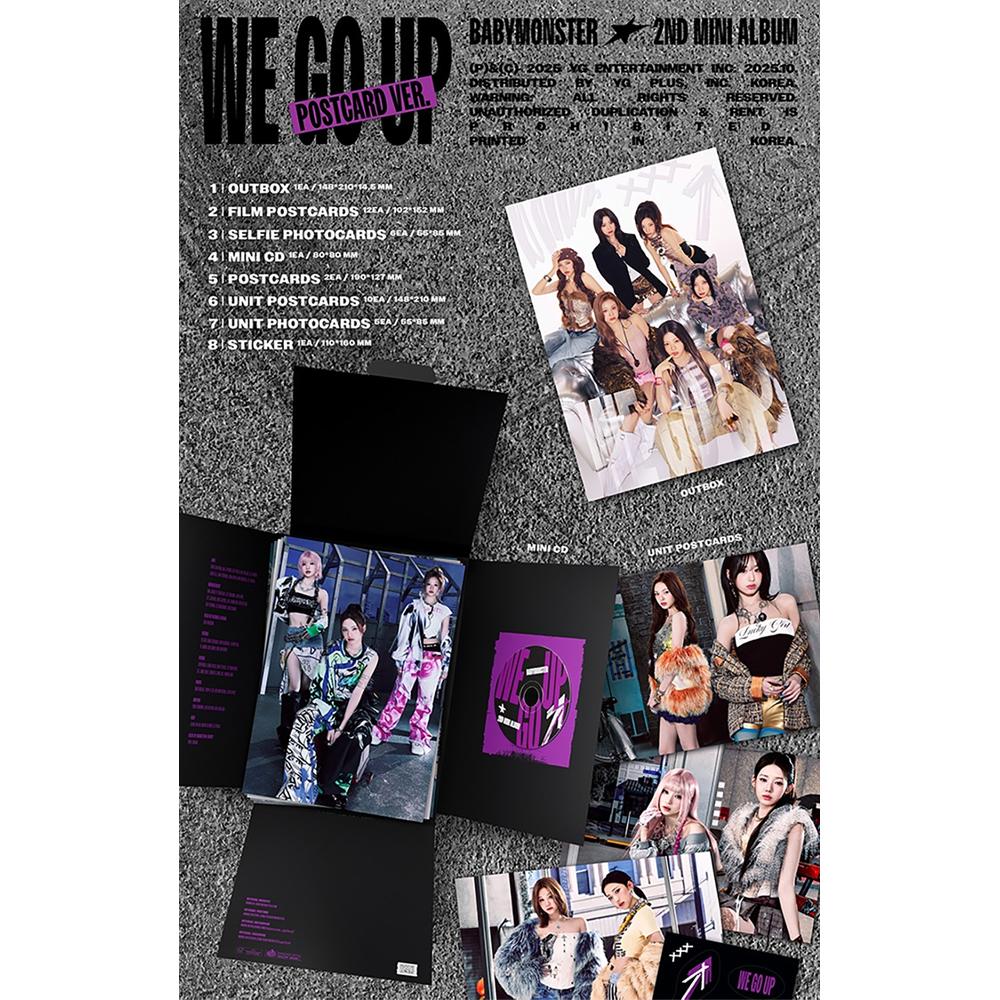 BABYMONSTER WE GO UP (POSTCARD Ver.)
