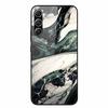 For Galaxy A16 4G 5G Case Flower Printed Tempered Glass Hard Shell Phone Cover for Samsung Galaxy A16 A 16 Bumper Case Shell New