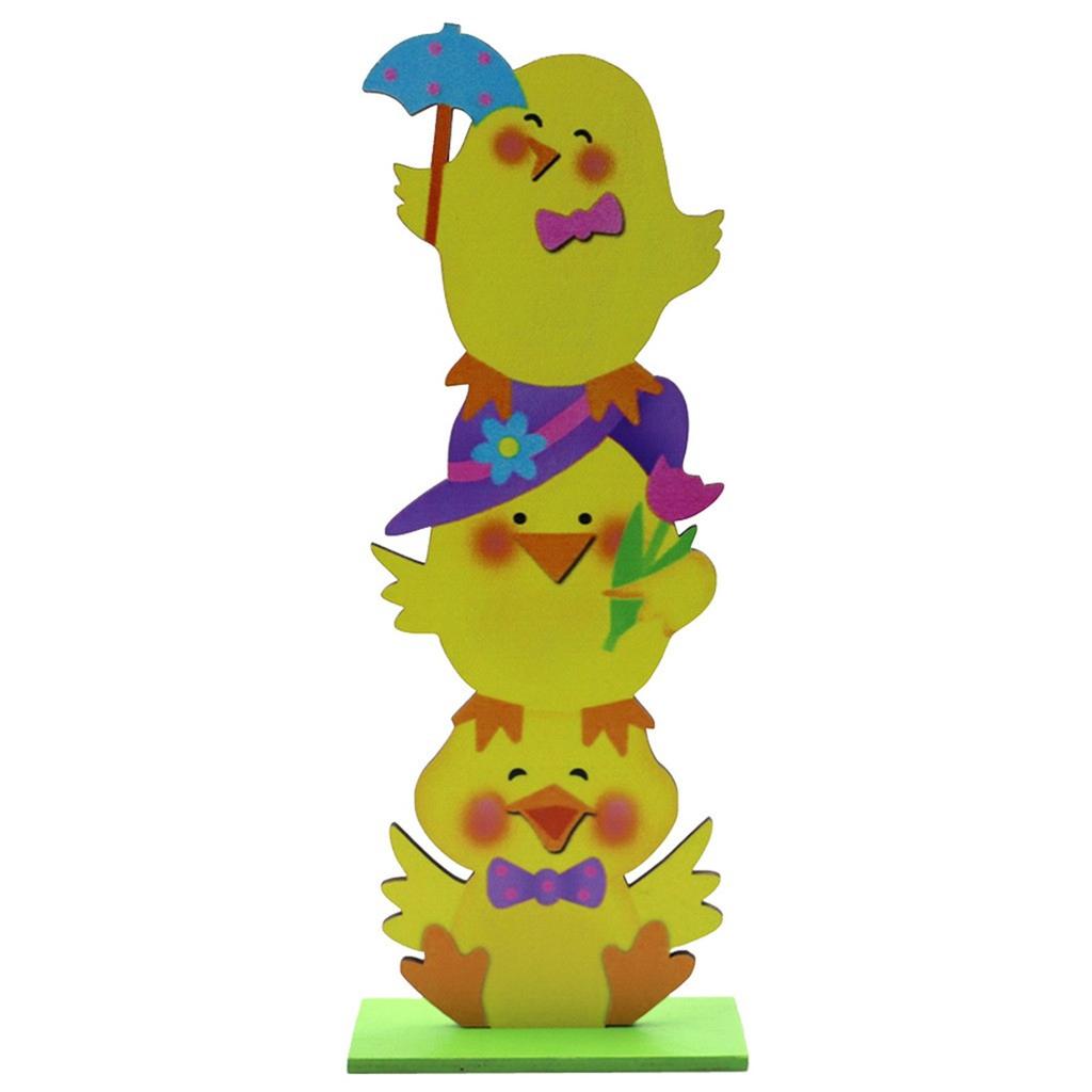 Easter Decorations Wooden  Shapes Ornaments Craft Gifts Decoration