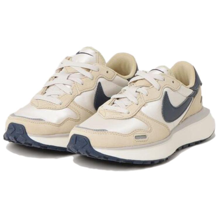 Nike Phoenix Waffle Light Orewood Brown Midnight Navy Женские кроссовки Кремовые Team-Gold Light-Iron-Ore FD2196-101