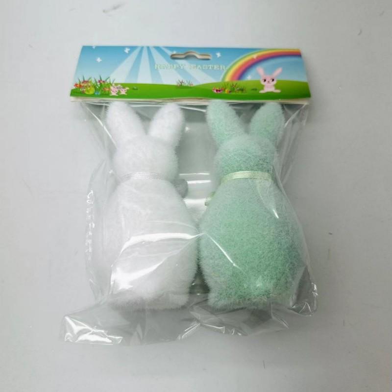 Easter Rabbits Ornament Honeycomb Paper Bunny Desktop Decor  Easter Festival Party Garden Yard Decorations Happy Easter Gift