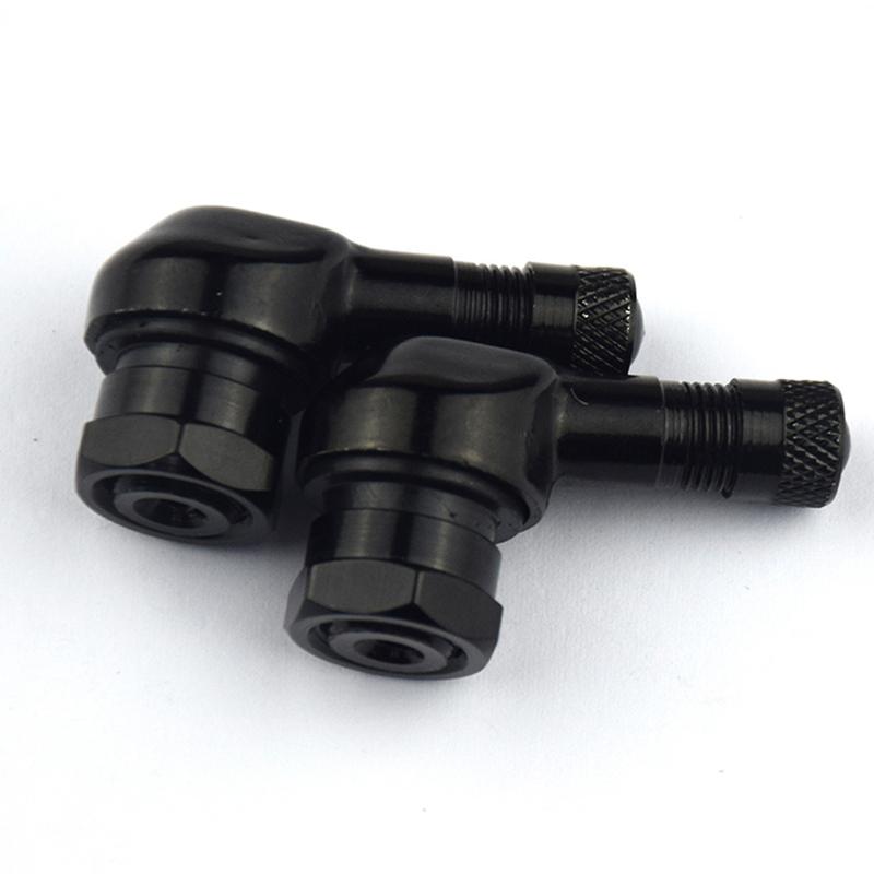 2 шт. обод клапана мотоцикла 90 градусов угол мотоцикла алюминиевый сплав колесо шины бескамерные стержни клапана для обода колеса части