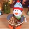 Merry Christmas Decorative Candy Storage Basket Desktop Pendant Children's Candy Storage Basket Christmas Decorative Pendant