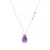 Collier D'améthyste Naturelle Luxenter Fini En or Jaune 18K - Adak