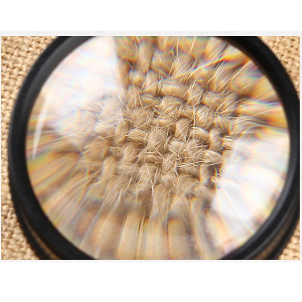 30X Scale Loupe Magnifier with 2 Scaleplates Portable Magnifying Glass Interchangeable Reticle