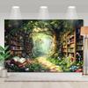 VIKAMAFairy Tale Forest Библиотека Ткань для фона Гобелен Гостиная Задняя стена дивана Украшение комнаты