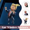 Cartoon Character American Style President Funny Car Window PVC Car Car Auto Waterproof Stickers Window De Styling Decal St Z1S2