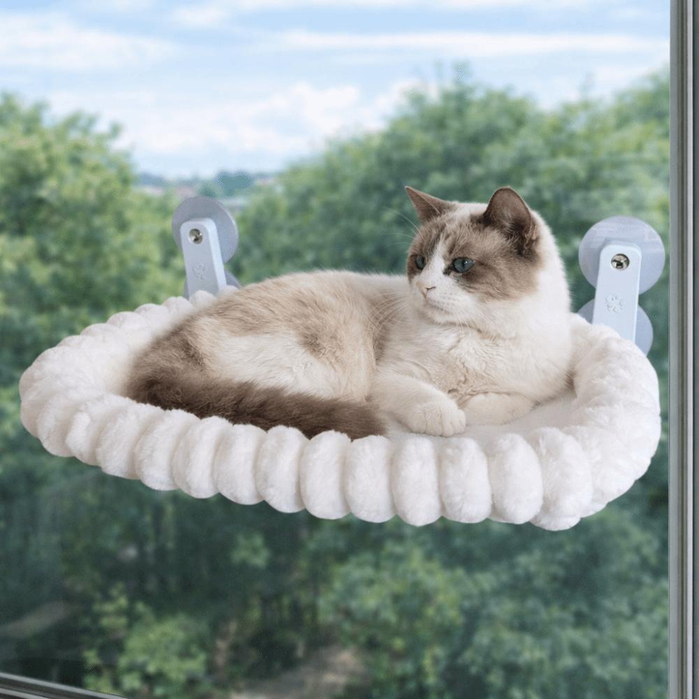 No-punching Cat Desk Hammock Comfortable Pet Hanging Bed Window Cat Hammock Indoor