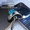 V600 Bluetooth Clip-on Single Earphone with Digital Display & Dual Mic for Sports and Business Calls
