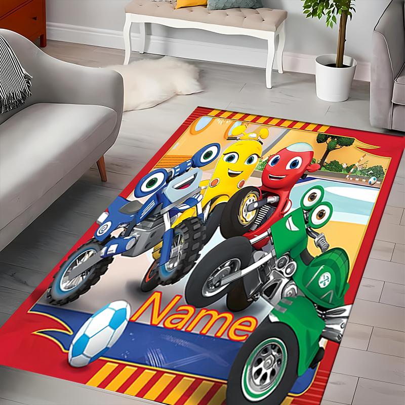 Custom personalization Ricky Zoom Area Rug - Perfect For Kitchen, Bathroom,Laundry Room Decor Large Size Available,Gift All Seasons