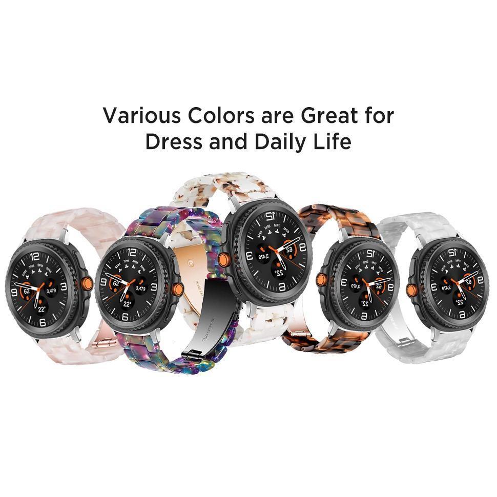 Colorful Resin Strap For Samsung Galaxy Watch 8 40mm 44mm 8 Classic 46mm Smart Watch Replacement Band For Galaxy Watch Ultra2025