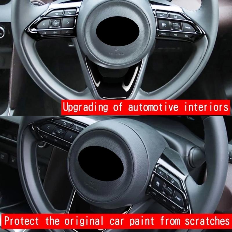 Для Toyota Yaris     2024 ABS Хром Рамка Декоративные Накладки На Кнопки Руля Автомобиля Наклейка Стайлинг Аксессуары