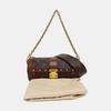 [Pre-Owned] Papillon Trunk Monogram Chain S-Lock Closure Coated Canvas With Leather Trim Shoulder Bag - Very Good #1IJCEMJ