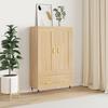 VidaXL Highboard Sonoma Oak 69.5x31x115 Cm Engineered Wood 830303