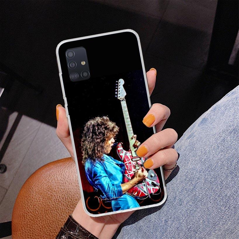 Чехол для телефона с графикой Эдди Ван Халена для Samsung Galaxy A52 A32 A22 A12 A51 A31 A50S A30S A20S A10S Note 20 Ultra 10 Plus S