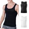 Men Slimming Body Shapewear Corset Vest O-Neck Sleeveless Compression Abdomen Tummy Belly Control Slim Tops Waist Cincher Underwear Sports Vest