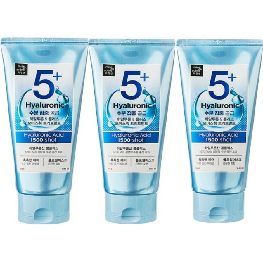 Mise En Scene Hyaluronic 5 Plus Увлажняющий уход для волос 300 мл*1 шт./2 шт./3 шт./4 шт.
