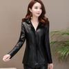 Женская кожаная куртка из овчины осень-зима; куртка из натуральной кожи больших размеров; тонкая мотоциклетная куртка с капюшоном; дубленки
