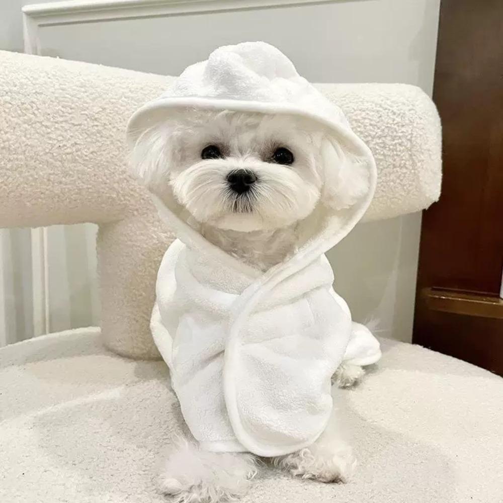 Super Absorbent Pet Bathrobes Quick Drying Pet Wash Towels Dog Bath Robe  Pet Bathing