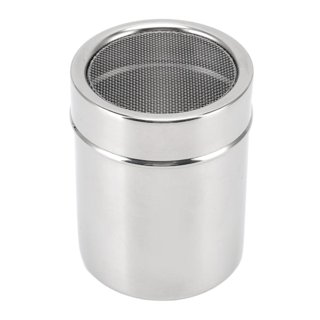 Sugar Shaker Food Grade Stainless Steel Durable Rustproof Widely Used Powder Dispenser for Salt Sugar Pepper