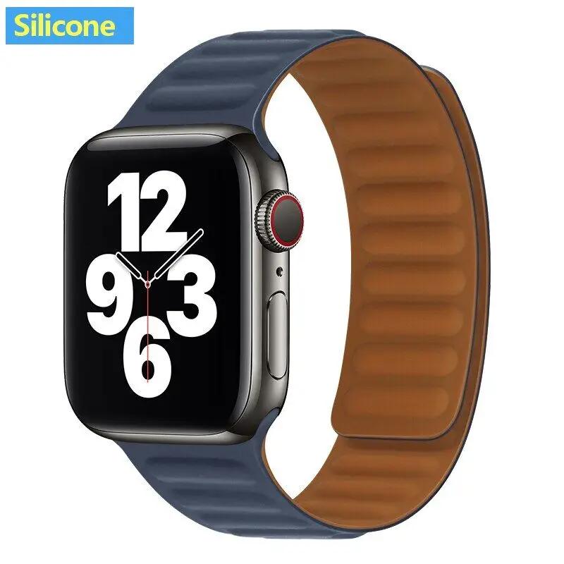 Новый ремешок FineWoven для Apple Watch Band 44 мм, 40 мм, 45 мм, 49 мм, 41 мм, оригинальный браслет с магнитной петлей iWatch Series 9 8 SE 7 Ultra 2