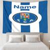 Custom Name FC Porto Print Tapestry, Backdrop, Easy Setup, Ideal for Bedroom, Office & Living Room, with Aesthetic Wall Hanging Decor.
