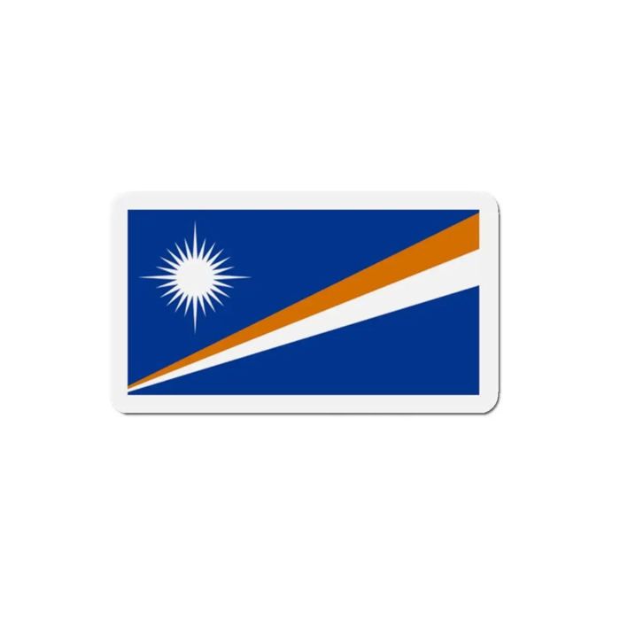 Aimant Drapeau Îles Marshall - Multicolore - 8 Cm - 50 Pièces - Résine Synthétique - Mixte