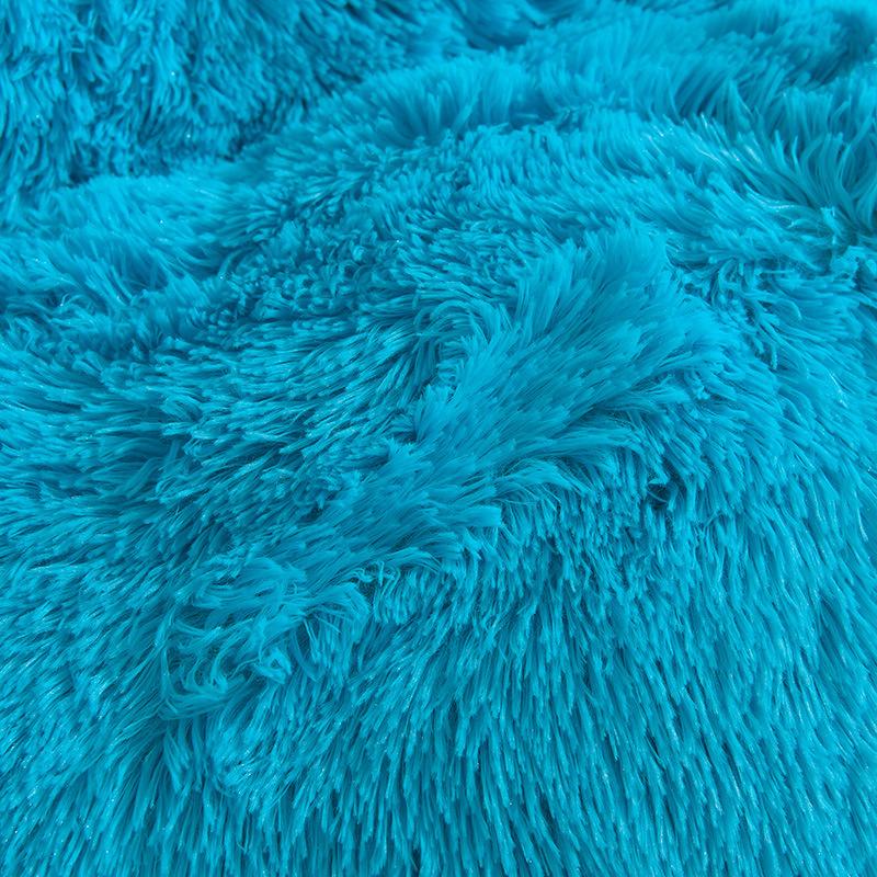 Mink Velvet Four-piece Set Princess Style Thickened Rabbit Plush Four-piece Set Autumn and Winter Three-piece Set