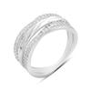 Silver Ring with Cubic Zirconia, Product Weight 3.49 G (2185659)